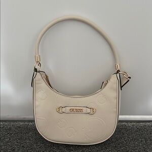 GUESS Cream Shoulder Bag
